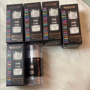 Revolution Brow Block Glue Set - Black and Clear